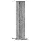 Speaker Stands 2 pcs Grey Sonoma 30x30x95 cm Engineered Wood 852677