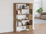 Book Cabinet Artisan Oak 80 x 24 x 159 cm Engineered Wood 8003711