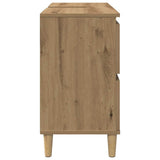 Sink Cabinet Artisan Oak 80x33x60 cm Engineered Wood 857127