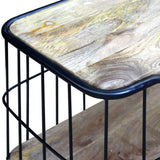 TV Cabinet Solid Mango Wood 100x40x45 cm 243301