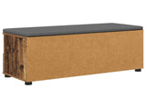 Hall Bench Old Wood 100 x 38 x 46 cm Engineered Wood and Fabric 891470