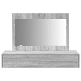 Dressing Table Grey 100 x 40 x 70 cm Engineered Wood 865213