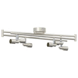 Ceiling Spotlight Nickel 176.5 x 9.5 x 14 cm Steel 4108211