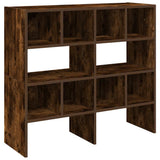 Shoe Racks 2 pcs Stackable Smoked Oak 89.5x30x40 cm 858848