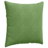 Sofa Pillows 2 pcs Light green 80 x 80 cm Corduroy Fabric 42014060