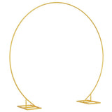 Single Wedding Arch Gold 220 x 45 x 200 cm Steel 42023030