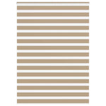 ZNTS Zebra Blind Sand Brown 165x200 cm Fabric Width 160.9 cm Polyester 4014586