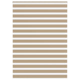 ZNTS Zebra Blind Sand Brown 165x200 cm Fabric Width 160.9 cm Polyester 4014586