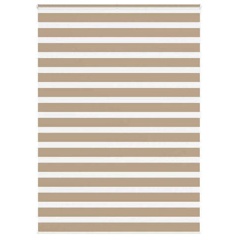 ZNTS Zebra Blind Sand Brown 165x200 cm Fabric Width 160.9 cm Polyester 4014586