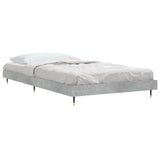 Bed Frame without Mattress Concrete Grey 100x200 cm 832161