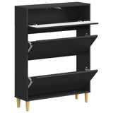Shoe Cabinet ARNHEM 78 x 24 x 103 cm Engineered Wood Black 896656