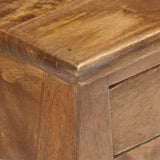 Bed Cabinet 28x28x46 cm Solid Mango Wood 321709