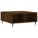 Coffee Table Brown Oak 60x60x30 cm Engineered Wood 827035
