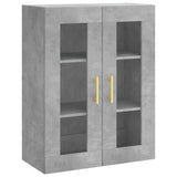 Wall Mounted Cabinets 2 pcs Concrete Grey Engineered Wood 3197933
