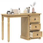 ZNTS Dressing Table Corona 110x47x75 cm Solid Wood Pine 4005685