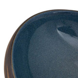 Countertop Basin Brown and Blue Oval 59x40x15 cm Ceramic 155087