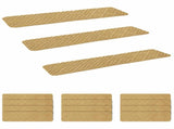 Stair Mats 15 pcs 76 x 20 cm Beige Polyester Rectangular 42054644