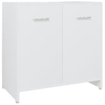 ZNTS 4 Piece Bathroom Furniture Set White 3071711