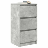Sideboard Concrete Grey 37.5x35x76 cm Engineered Wood 861727