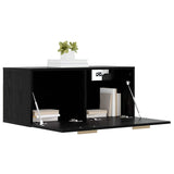 Wall Cabinet Wall-Mounted Black oak 80 x 36.5 x 35 cm 8009811