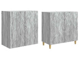 Cabinet Set 2 pcs Grey Sonoma Engineered Wood 3416706