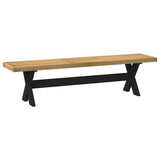 Dining Bench NOAIN X-Shaped Legs 180x40x45 cm Solid Wood Pine 4100049