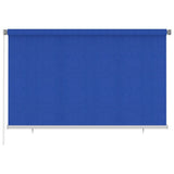 Outdoor Roller Blind 240x140 cm Blue HDPE 312844