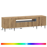 LED TV Cabinet Artisan Oak Engineered Wood 896914