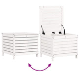 6 Piece Garden Sofa Set White Solid Wood Pine 3250697