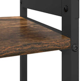 Bookshelf Smoked Oak 60 x 30 x 85 cm Engineered Wood 868397