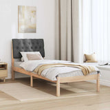 Bed Frame with Upholstered Headboard Brown 80 x 200 cm 878850