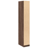 Wardrobe Brown Oak 30x50x200 cm Engineered Wood 3307780