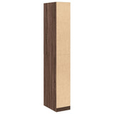 Wardrobe Brown Oak 30x50x200 cm Engineered Wood 3307780