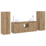 Bathroom Furniture Set 5 pcs Artisan Oak 33 x 34.5 x 100 cm 3405992