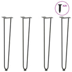 ZNTS Hairpin Table Legs 4 pcs Anthracite 72 cm Solid Steel 4012426