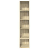 Bookcase Sonoma Oak 40x30x189 cm Engineered Wood 857887