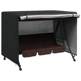 Outdoor Swing Cover Black 220 x 125 x 170 cm 210D Oxford Fbric 4105918