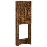 Toilet Cabinet BREDA Smoked Oak 66 x 25.5 x 190 cm 897580