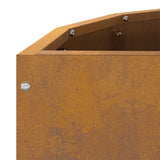 Planter Rusty 60 x 30 x 35 cm Weathering Steel 883702