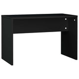 Dressing Table Set with LED Black Engineered Wood 3114108