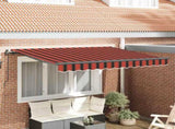 Retractable Awning Orange 300 x 200 cm Fabric 3329520