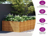 Garden Raised Bed 479x100x69 cm Corten Steel 152006