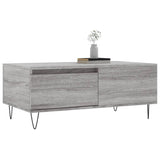 Coffee Table Grey Sonoma 90x50x36.5 cm Engineered Wood 830810