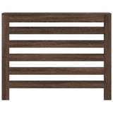 Radiator Cover Brown Oak 104x20x82 cm Engineered Wood 852696