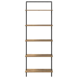 Bookshelf 5-Tier 60 x 24 x 168 cm Engineered wood Artisan Oak 879970