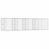 Dog Cage Silver 800 x 200 x 200 cm Galvanised Steel 3368308