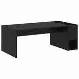 Coffee Table Black Oak 101.5 x 50 x 37 cm Engineered Wood 891193
