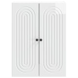 Wall-Mounted Cabinet High Gloss White 66 x 34.5 x 90 cm 898059