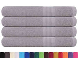 Sauna Towels "FROGN" 4 pcs Grey 80x200 cm 360 gsm 136840