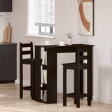 Bar Table Black Oak 102 x 50 x 103.5 cm Engineered Wood 862706